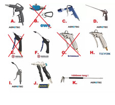 Druckluftausblaspistolen / Druckluftpistolen HAZET RIEGLER EWO TECWERK AEROTEC