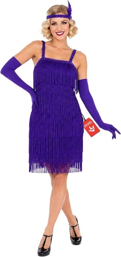 Lila 20er jahre flapper - jahre,