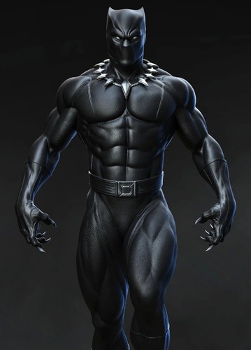 Black panther 9 - panther, 1/9