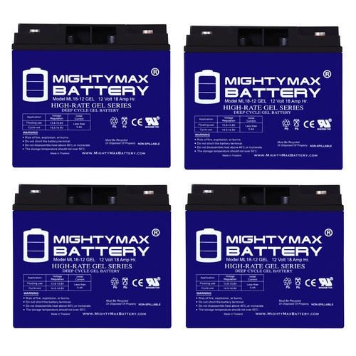 Mighty max pack 12v 18ah - 4,