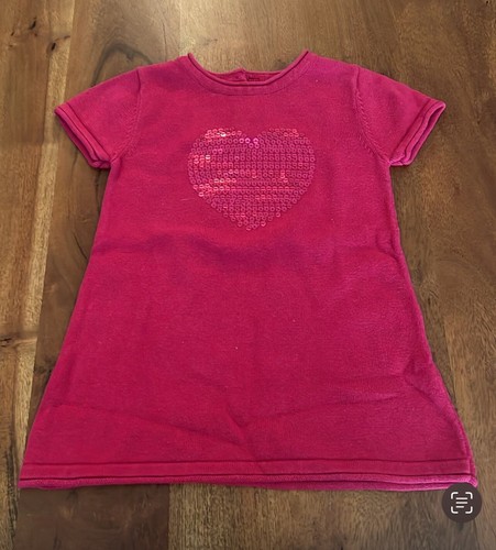 Glitzer herz kleid - glitzer, gr.