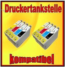 8 Patronen für EPSON STYLUS D78 D92 D120 SX100 * ersetzt T0711 - T0714 / T0715 