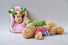 Nici Elch ROSA 20cm liegend