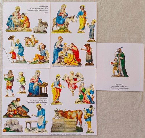 Papierkrippe weihnachtskrippe - papierkrippe,