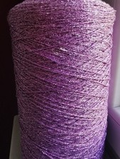 Große Garnrolle Glanzgarn Häkelgarn Nähgarn Flieder