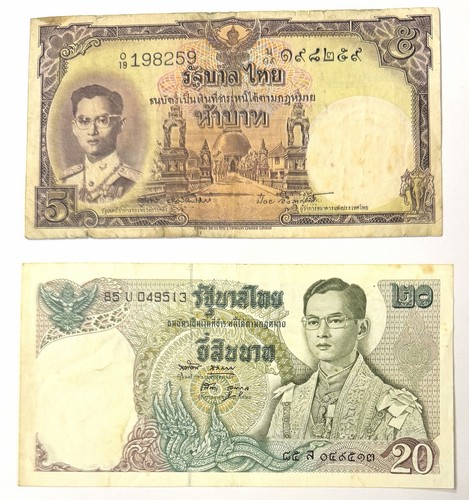 Banknoten und 20 baht - 2,