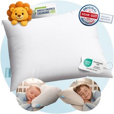 Kinder Kopfkissen 40x60cm Ergonomisches Kissen mit Hohlfaserfüllung