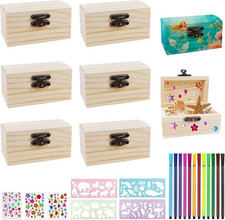 Mini Schatztruhe, 6pcs Kleine