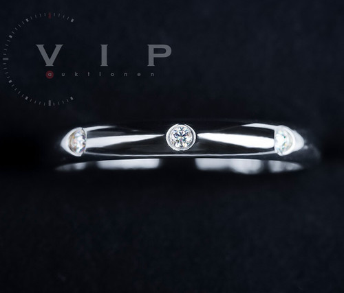 Cartier 1895 trauring platin - 1895,