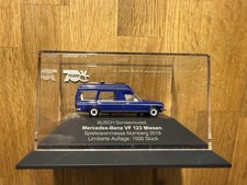 Top: Busch Mercedes VF 123 Miesen Messemodell 2019 Blau Automodell 1:87!