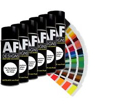 RAL Lack Spraydose seidenmatt 6er Pack Autolack Sprühdose seidenmatt Buntlack