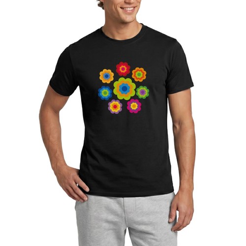 70er jahre hippie flower - hippie, power