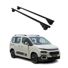 Dachträger für Citroen Berlingo / Berlingo XL 2018-2025 75kg Metall Schwarz 2x