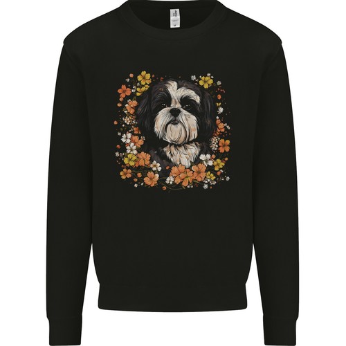 Shih tzu hund umgeben von - tzu,
