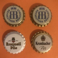 4 Kronkorken von Krombacher