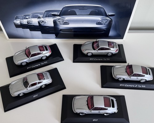 Porsche 911 history set - set, 1:43