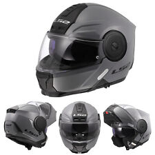 LS2 Klapphelm Scope II Motorrad Helm Solid Nardo Grau FF902 Tourenhelm Urban