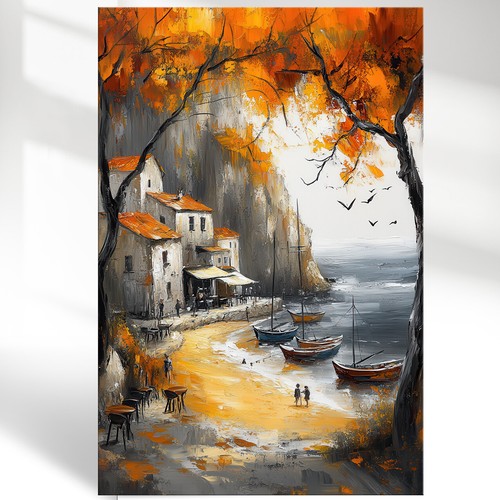 Leinwand bild strand meer - bild,