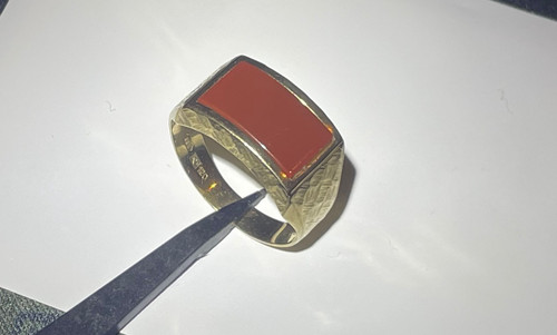 Gelbgold goldring 333 - goldring,