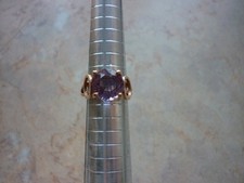 Ring 585 14K Rosegold lila