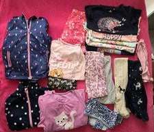 Kleidung Set Mädchen Gr 110/116 Jacken Hosen Oberteile Strumpfhose Schlafanzug 5