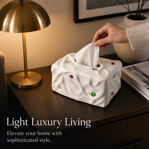 Keramische taschentuchbox mit - keramische,