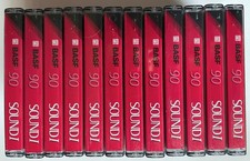 12 x Compact Cassette BASF Sound I 90min gebraucht