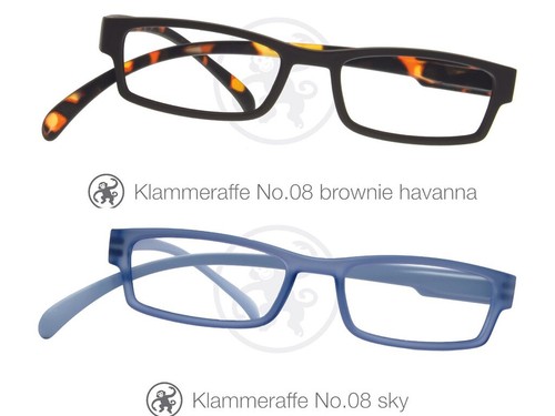 Klammeraffe lesebrille braun - lesebrille,
