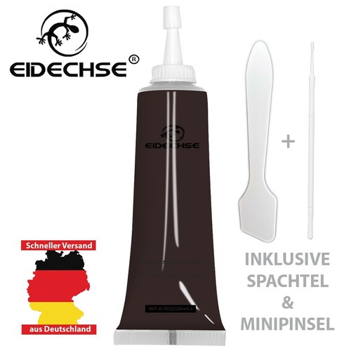 Flüssigleder set dunkelbraun - set,