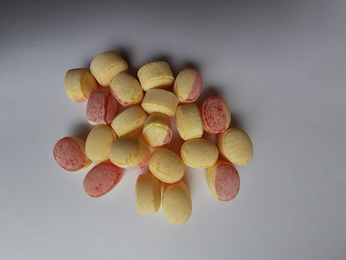 Vanille rhabarber bonbon 100g - vanille,