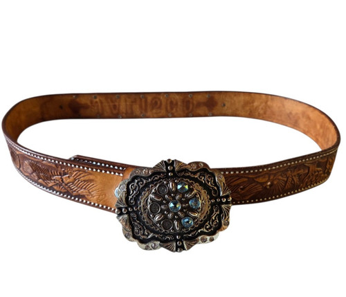 Leder gürtel western - gürtel, style