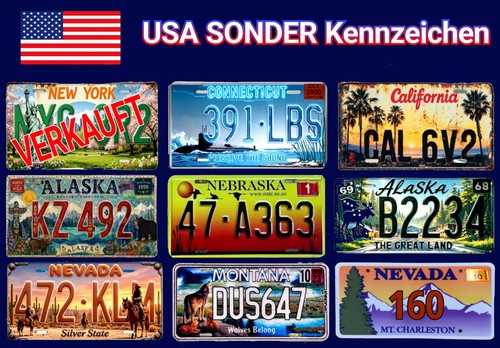 Usa nummernschild us - *,