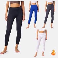 Ladeheid Damen Thermo Lange Leggins Unterhose Funktionswäsche Warm Winter Ski 