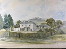 Grosses Aquarell auf