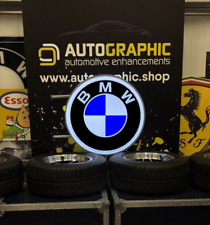 BMW Kreis beleuchtet Plug In Garage Schild