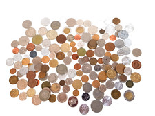 Münzgeld aus zahlreichen Ländern der Welt - 700 Gramm