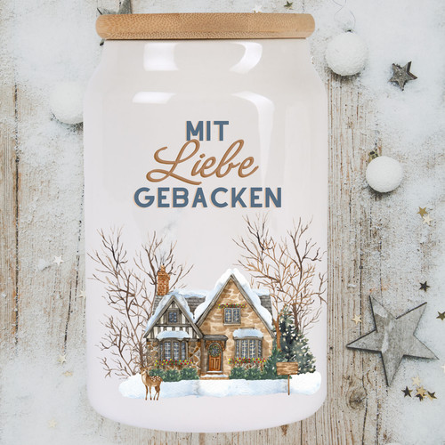Keksdose mit liebe - keksdose,