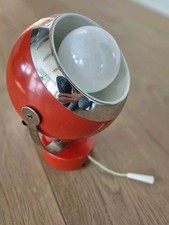 Rote Orange Kugellampe Wandlampe Leuchte rot 70er Vintage Danish Design
