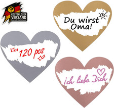 Rubbellos Aufkleber Herz 7,5