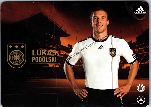 Autogrammkarte lukas podolski - autogrammkarte,