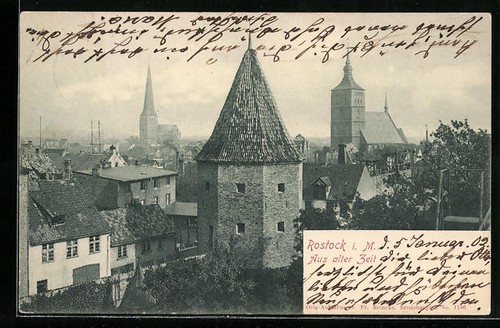Rostock teilansicht mit - teilansicht,