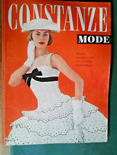 Constanze Modeheft, F/S 1956 mit Schnittmuster, Vintage- Mode,50er Jahre Mode,