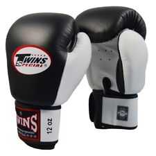 TWINS Boxhandschuhe, schwarz-weiss, Boxen, Muay Thai, Kickboxen