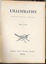 1931 L'Illustration Tome CLXXX