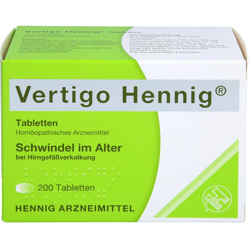 Vertigo hennig tabletten 200st - vertigo,