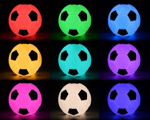 Rgb led fußball lampe - led,