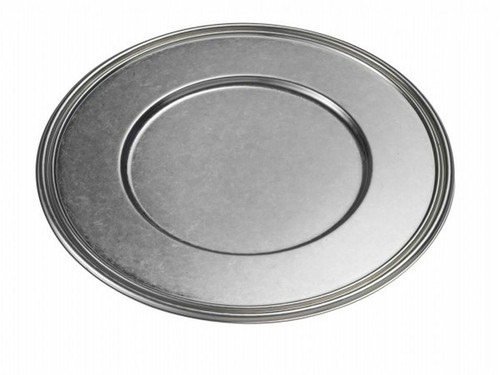 Platzteller edelstahl antiqued - platzteller,
