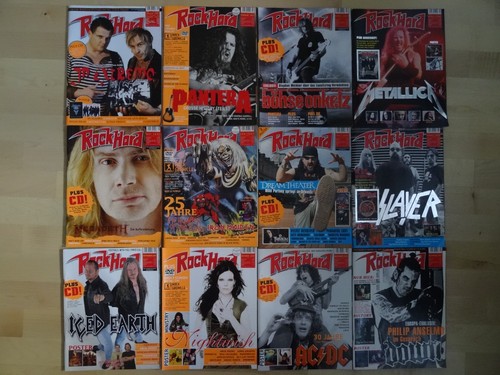 Rock hard magazine jahrgang - hard, magazine,