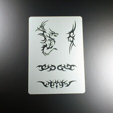 A4 Schablone Tribal Ornament