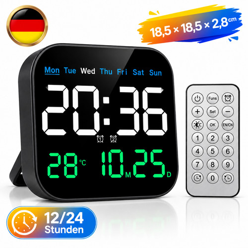 Große wanduhr digitaluhr - große,